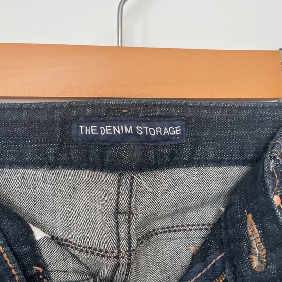 Dark Blue Stretchy Skinny Denim Jeans - Picture 3 of 6